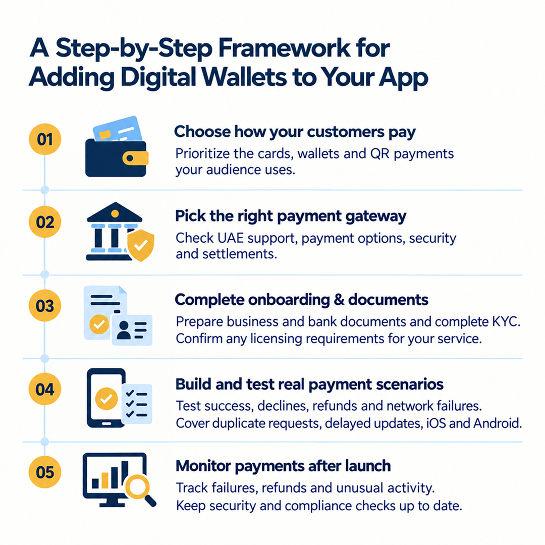 A Step-by-Step Framework for Adding Digital Wallets to Your App