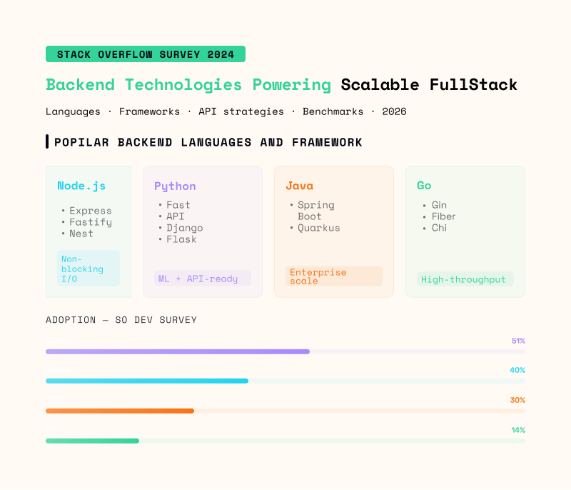 Backend Technologies Powering Scalable Full-Stack Apps