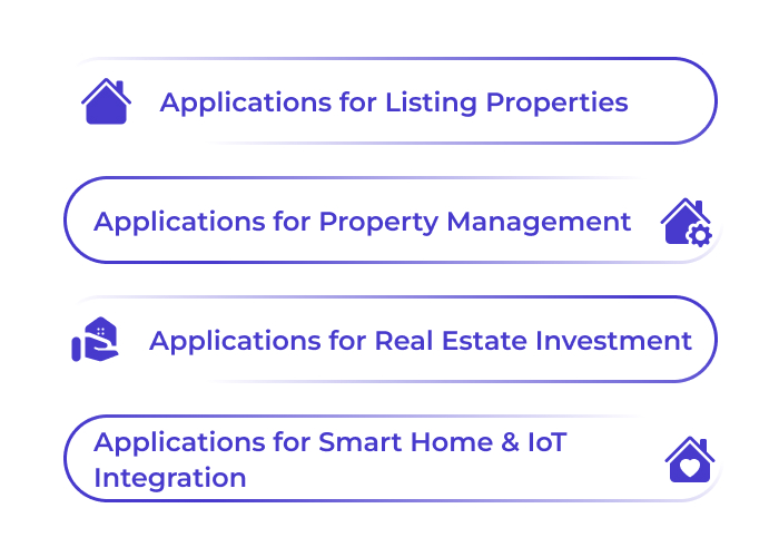 Categories of Real Estate Applications