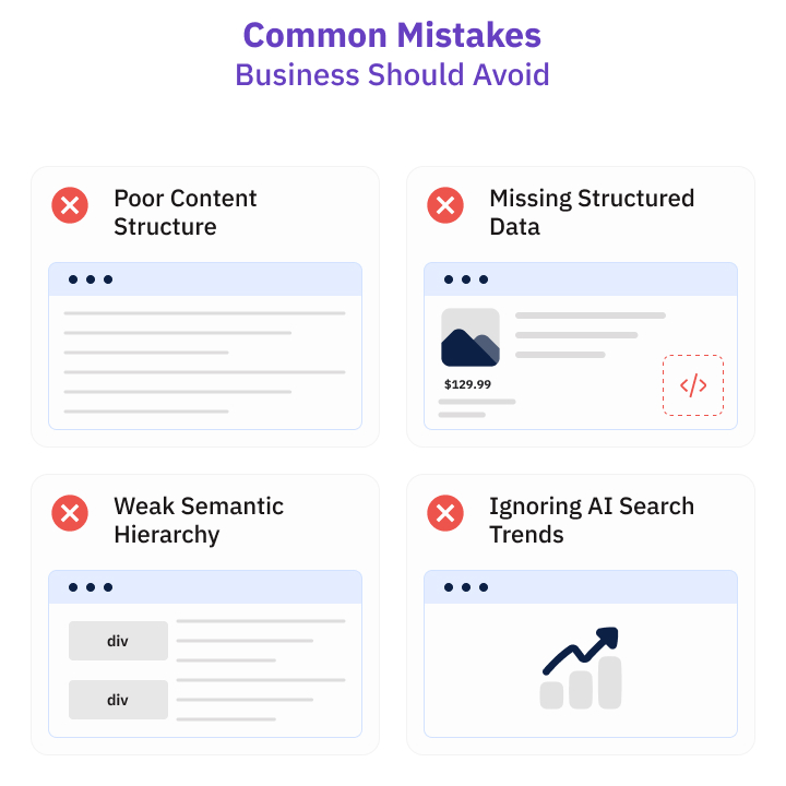 Common Mistakes Businesses Should Avoid