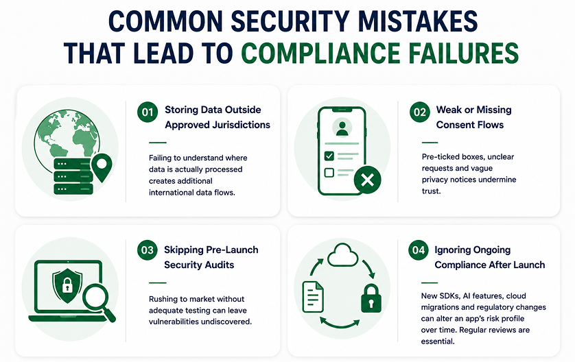 Common Security Mistakes That Lead to Compliance Failures