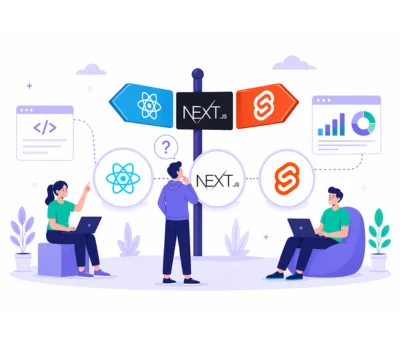 TechQware - React vs Next.js vs Svelte (2026): Which Framework is Best?